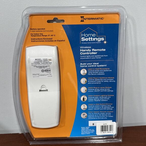 Intermatic HA09C Wireless Handy Remote Controller 6 Channel Wireless Home New - Picture 3 of 6